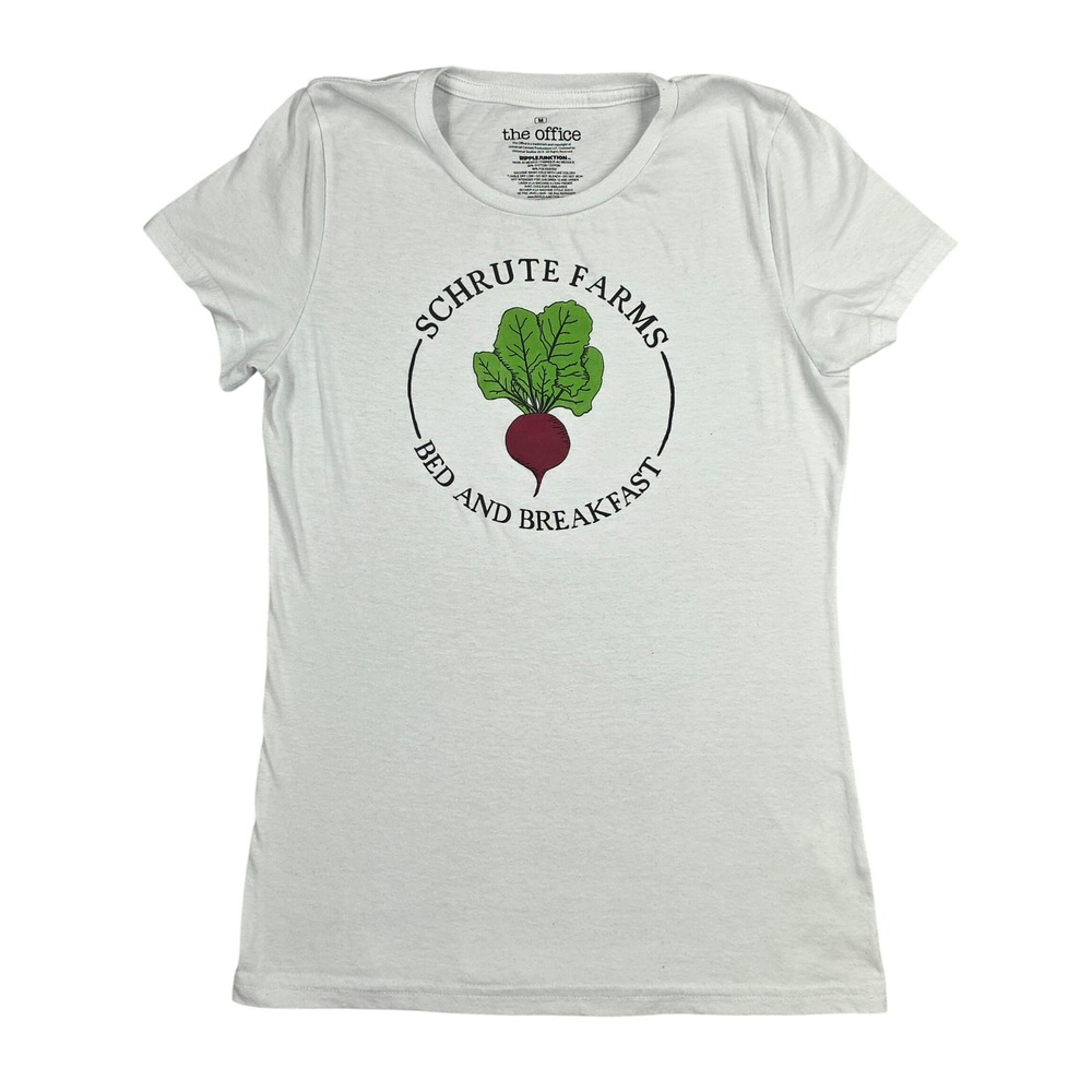 The Office Schrute Farms Bed and Breakfast T-Shirt Gray Medium Ripple Junction